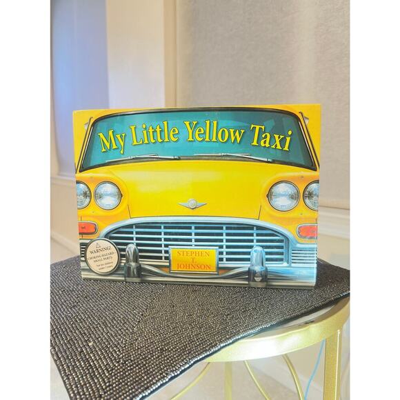 My Little Yellow Taxi 1st Edition Interactive Board Book Stephen T. Johnson 2001 - Picture 1 of 12